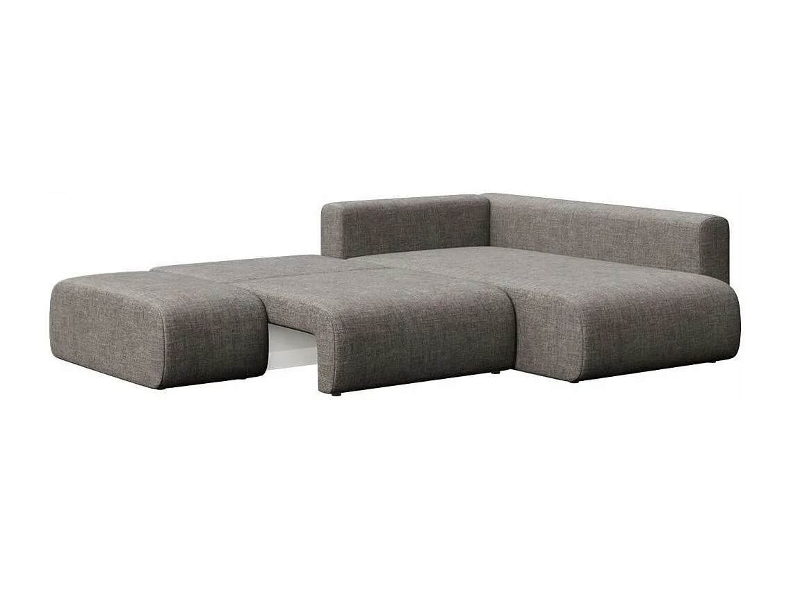 Canapé méridienne Lumine Gris à droite