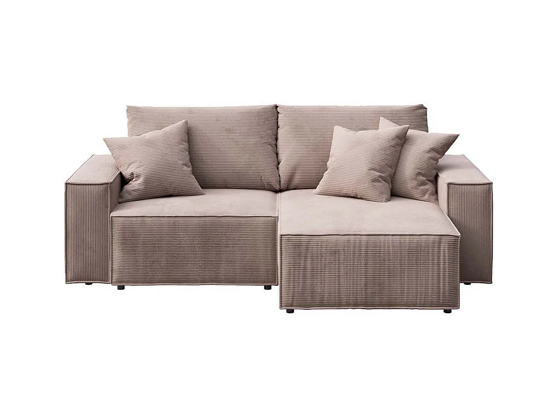 Canapé d'angle lit Melow beige