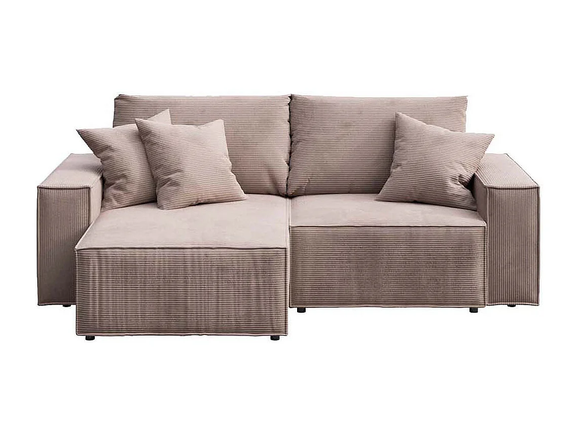 Canapé d'angle lit Melow beige