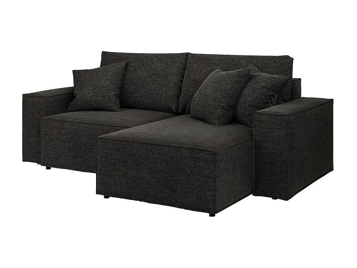 Canapé d'angle lit Melow anthracite
