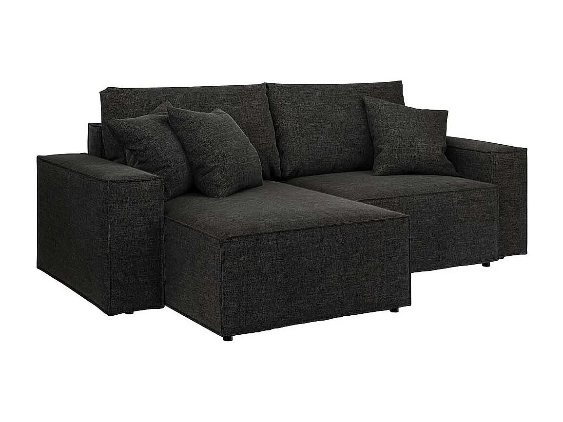 Canapé d'angle lit Melow anthracite