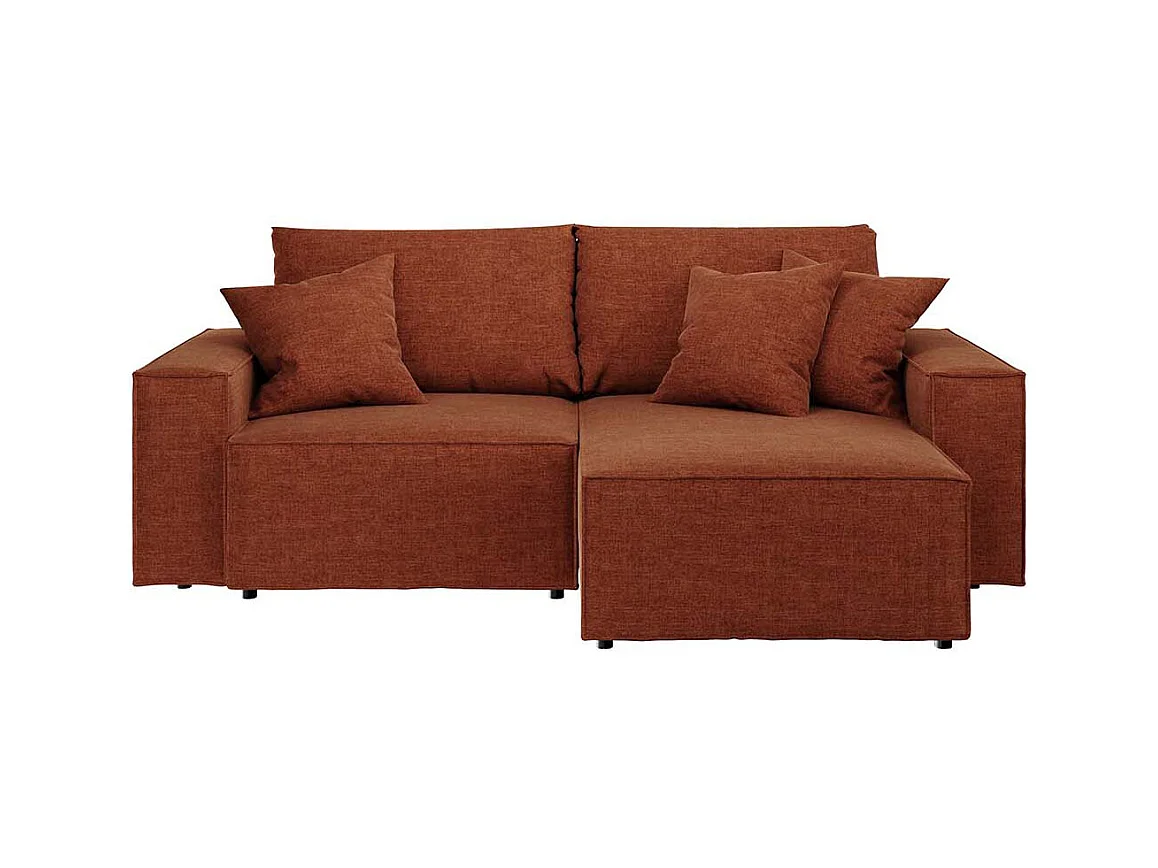 Canapé d'angle lit Melow Brique