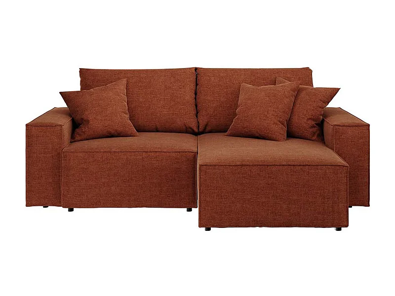 Canapé d'angle lit Melow Brique