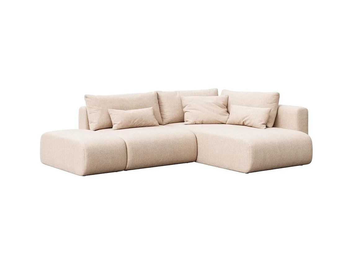 Canapé méridienne Lumine Beige à droite
