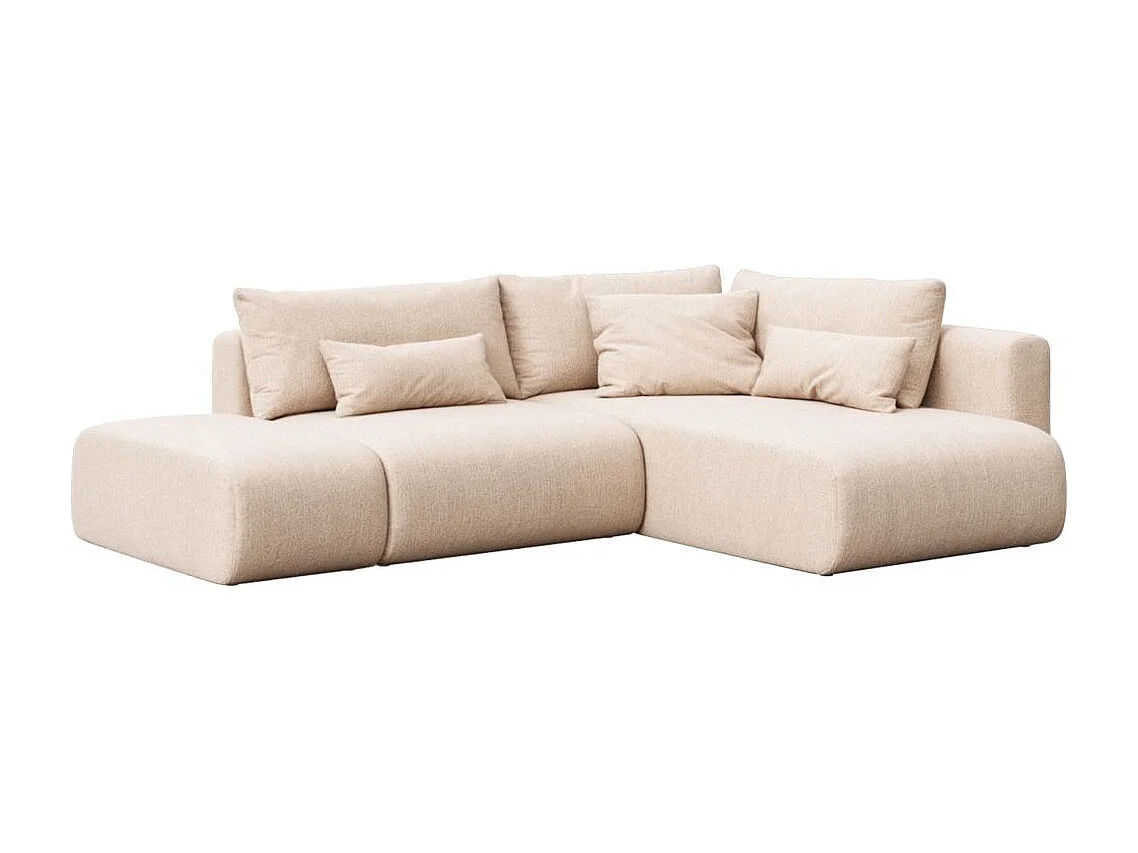 Canapé méridienne Lumine Beige à droite