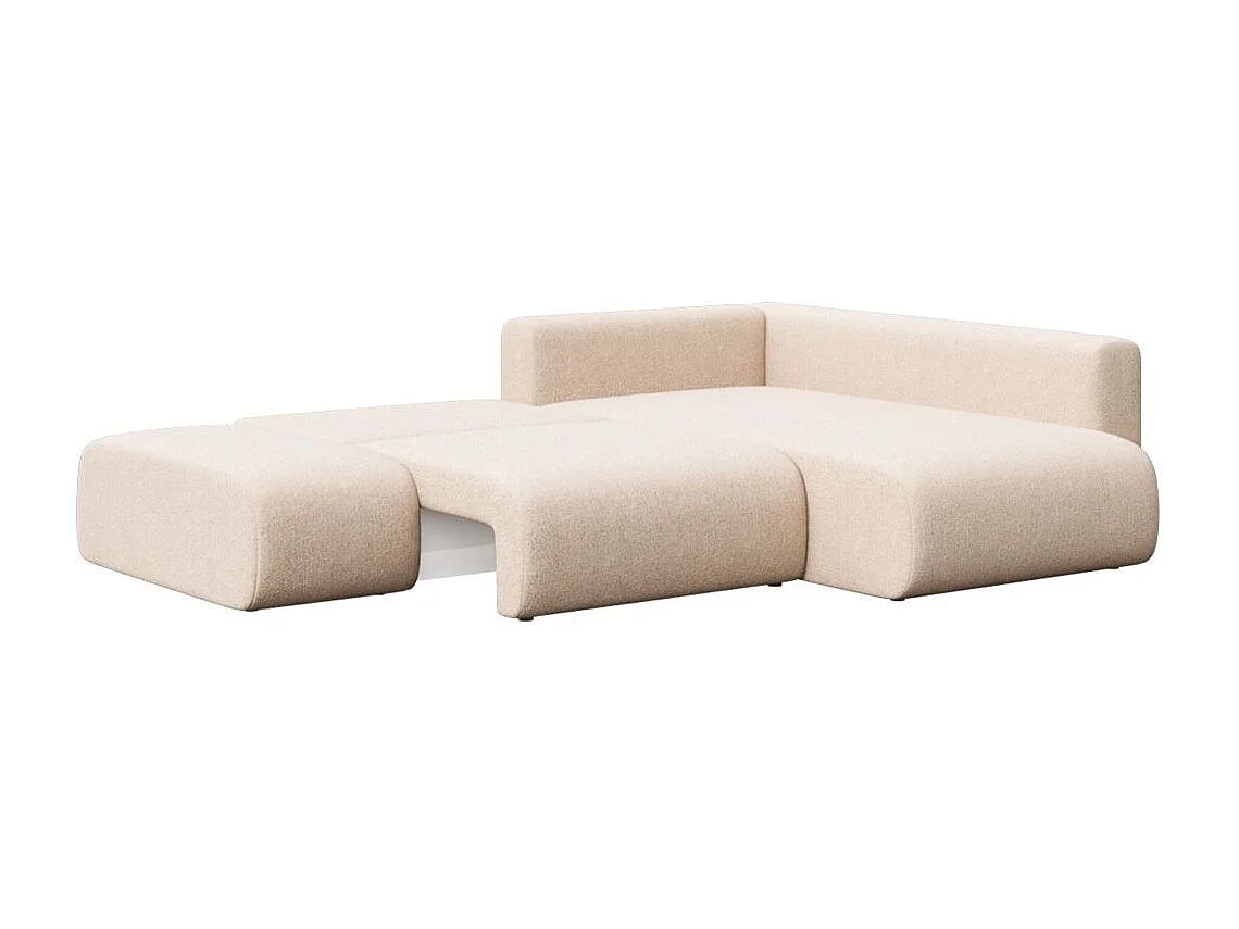 Canapé méridienne Lumine Beige à droite