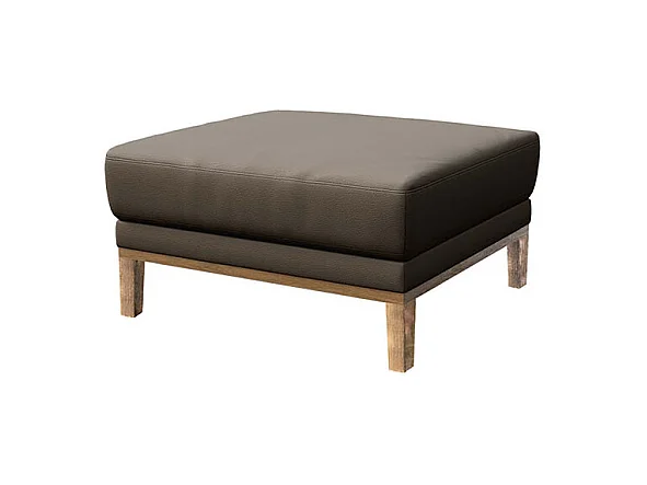 Pouf Musso Cèdre brun