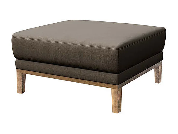 Pouf Musso Cèdre brun