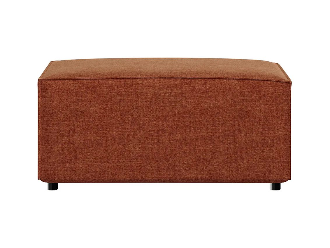 Pouf orange argile Melow