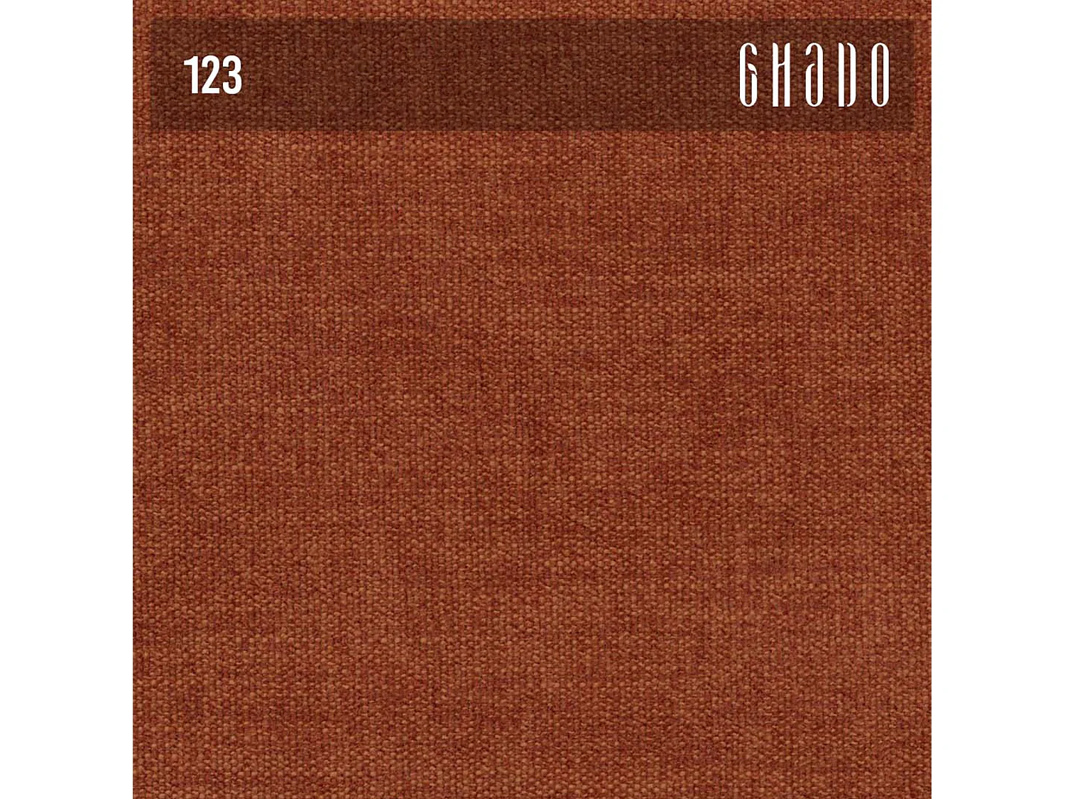 Zachte klei oranje poef