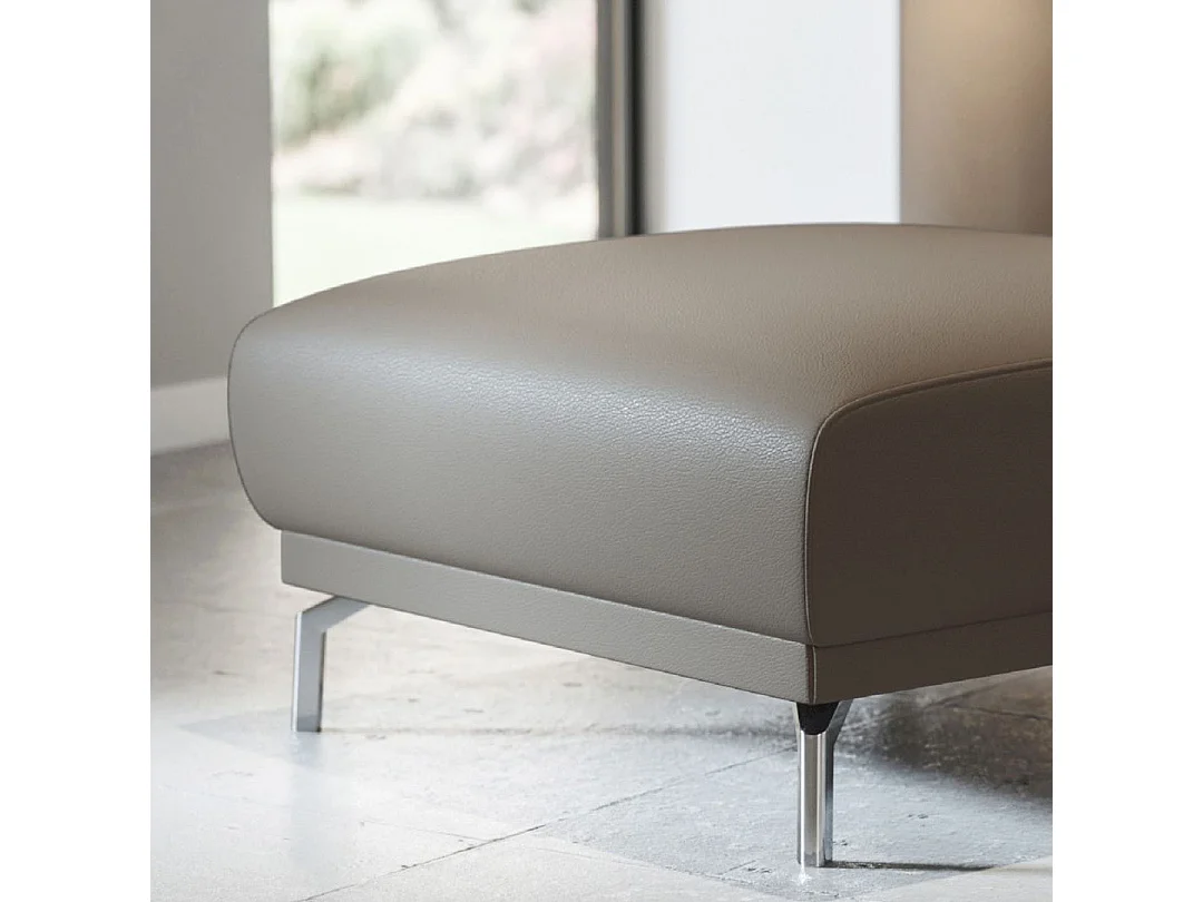 Pouf Puzo Cèdre brun