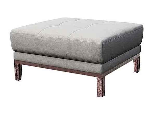 Mesonica Pouf en polyester gris clair