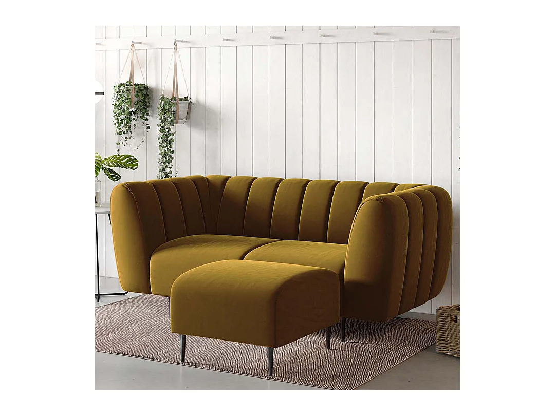 Pouf Shel Miel très clair