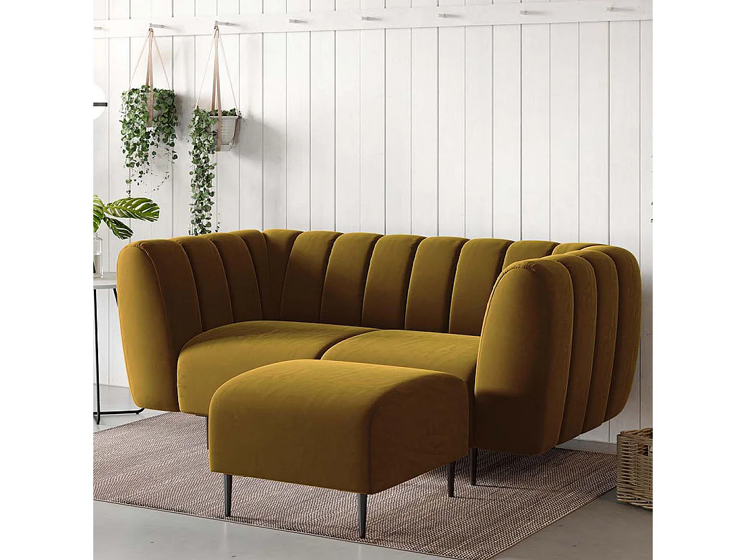 Pouf Shel Miel très clair