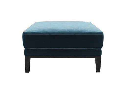 Pouf Musso bleu marine foncé
