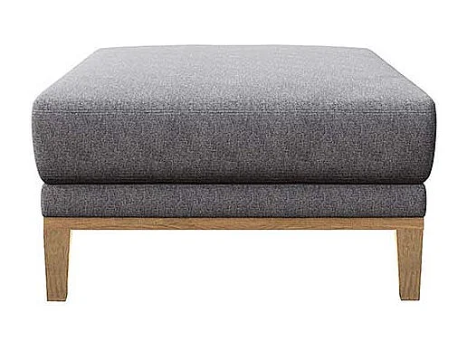 Mesonica Pouf en polyester gris foncé