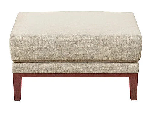 Musso poef beige vierkant