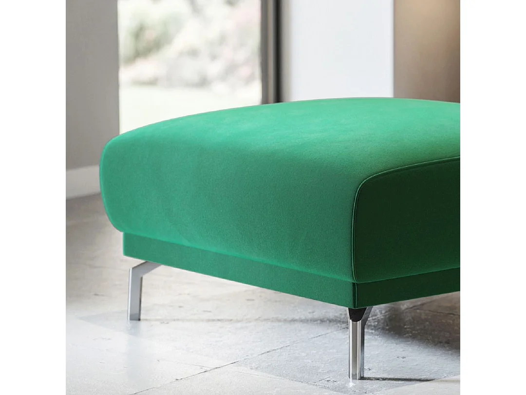 Pouf Puzo vert profond