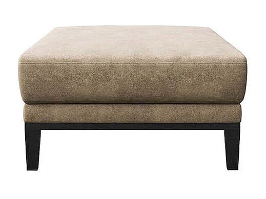 Musso poef beige vierkant