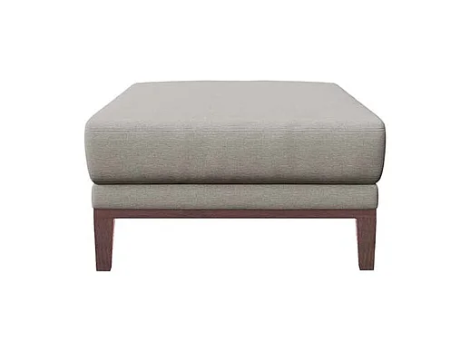 Pouf Musso gris très clair