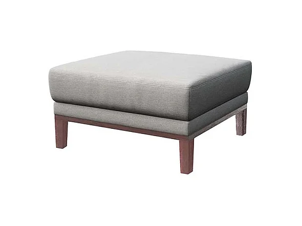 Pouf Musso gris très clair