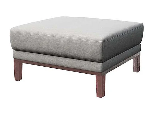 Pouf Musso gris très clair