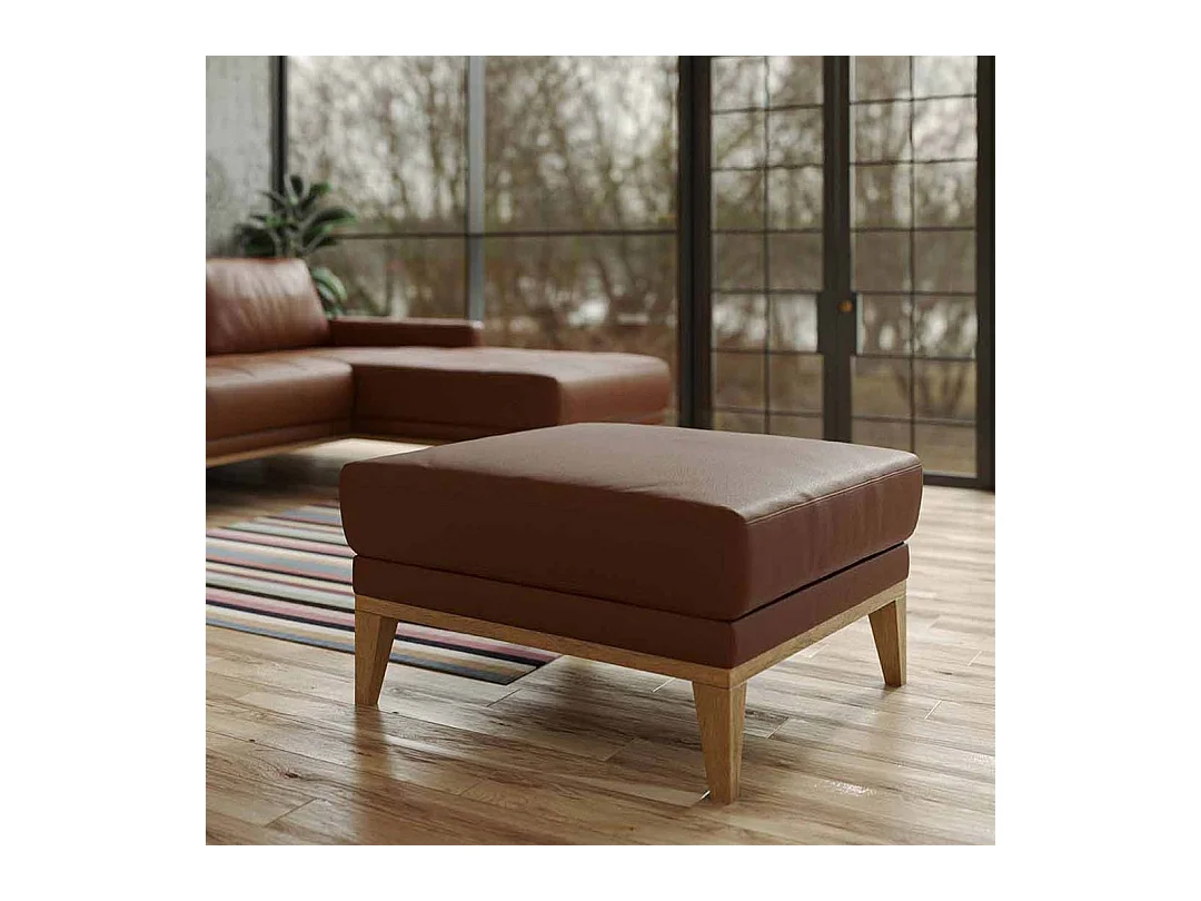 Pouf Musso Brun de cannelle