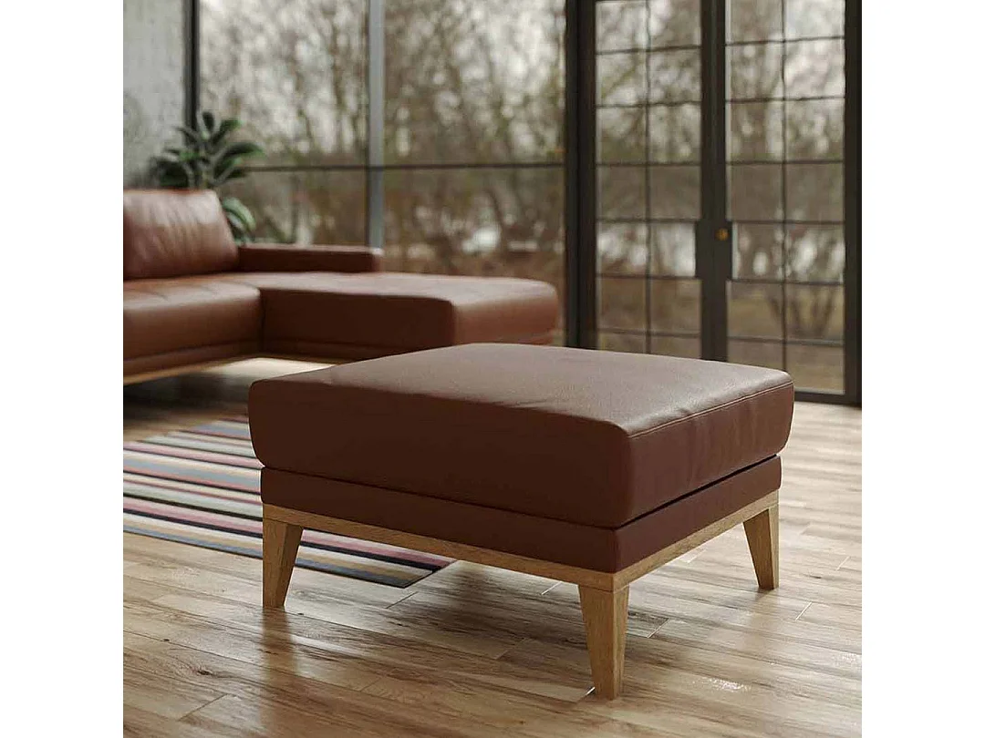 Pouf Musso Brun de cannelle