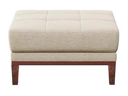 Musso poef beige vierkant