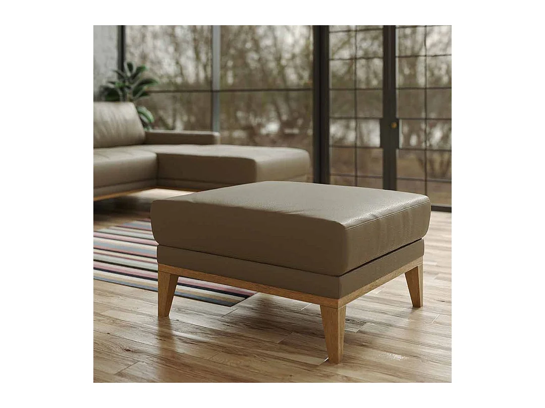 Pouf Musso vert foncé