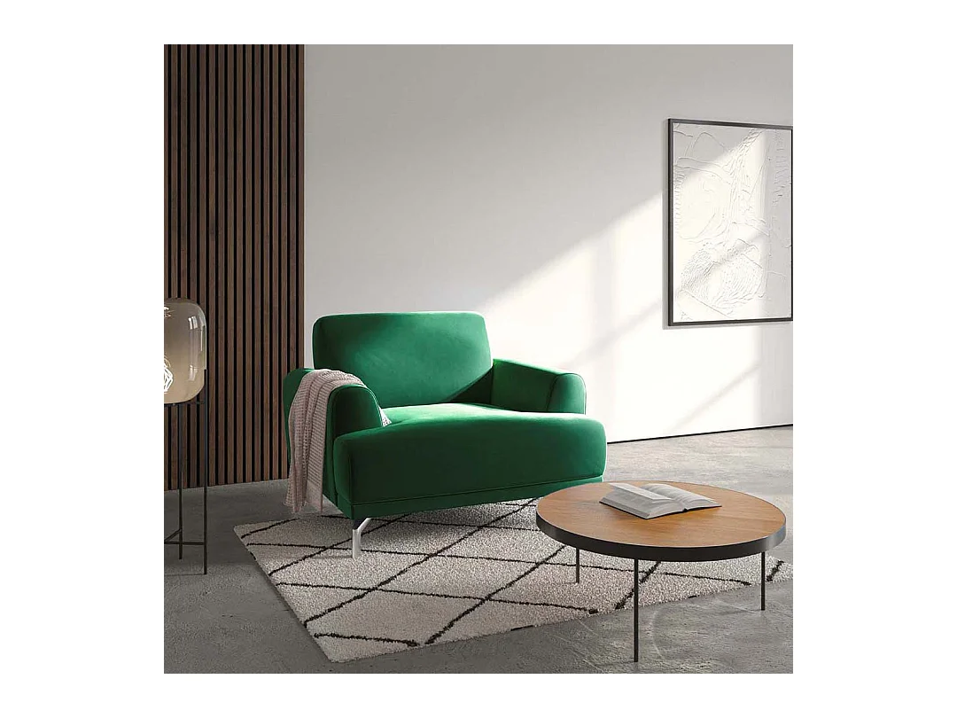 Fauteuil Puzo vert profond