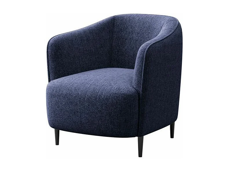 Fauteuil Galbe Bleu Marine
