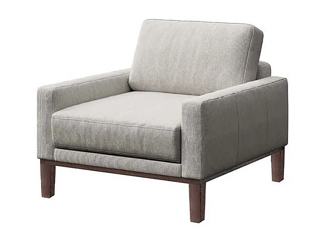 Fauteuil Musso gris très clair