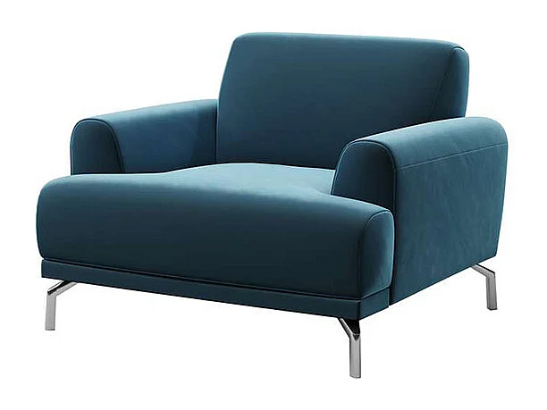 Fauteuil Puzo bleu marine foncé