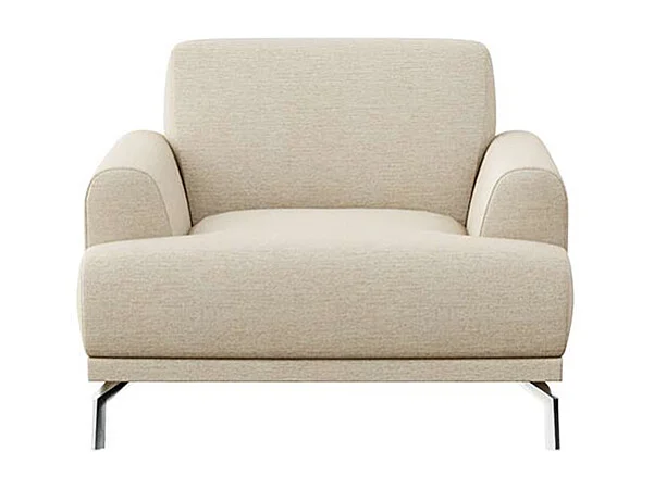 Fauteuil Puzo beige clair