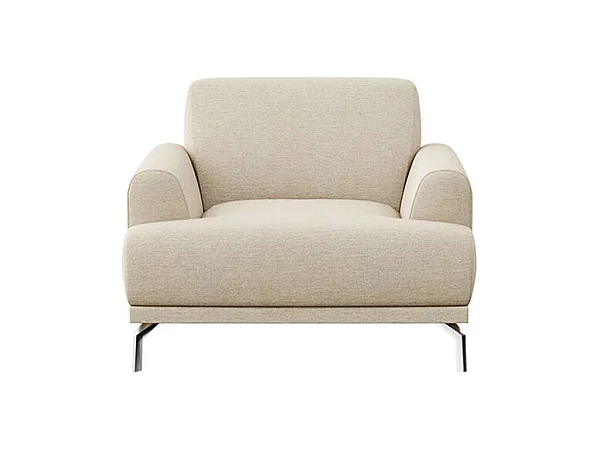 Fauteuil Puzo beige clair