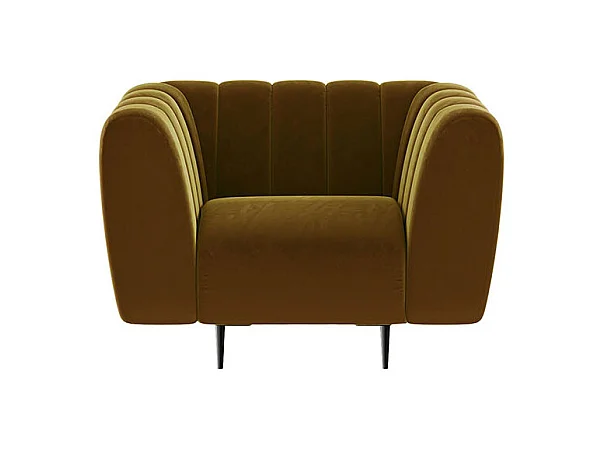 Fauteuil Shel  Miel très clair