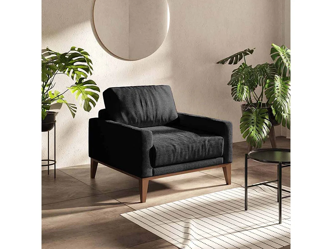 Fauteuil Musso anthracite