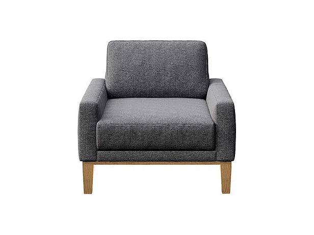 Fauteuil Musso gris blue