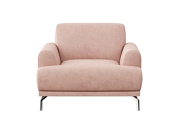 Fauteuil Puzo rose poudré