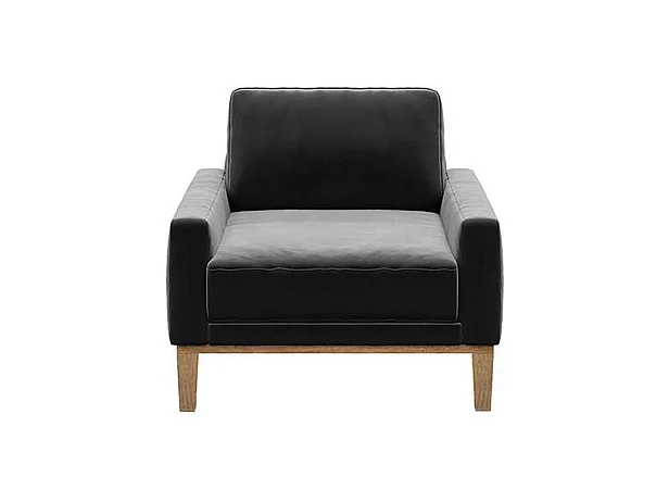 Fauteuil Musso gris foncé