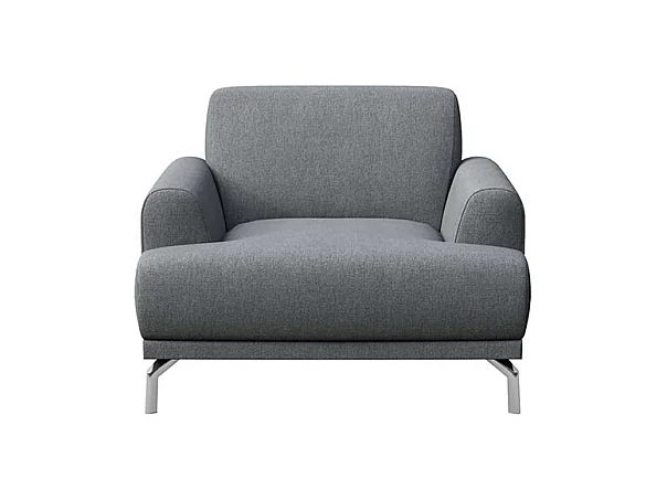 Fauteuil Puzo gris clair