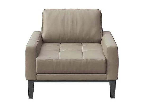 Fauteuil matelassé Musso Gris fossile