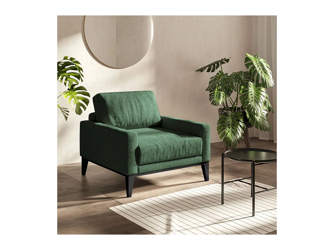 Fauteuil Musso vert foncé
