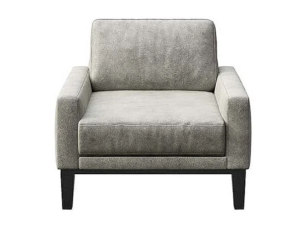Fauteuil Musso gris clair