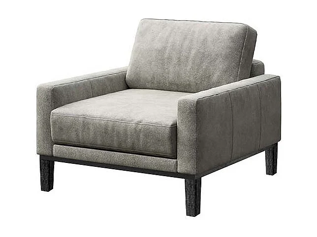 Fauteuil Musso gris clair