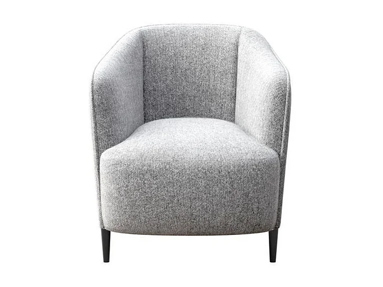 Galbe Lichtgrijze fauteuil