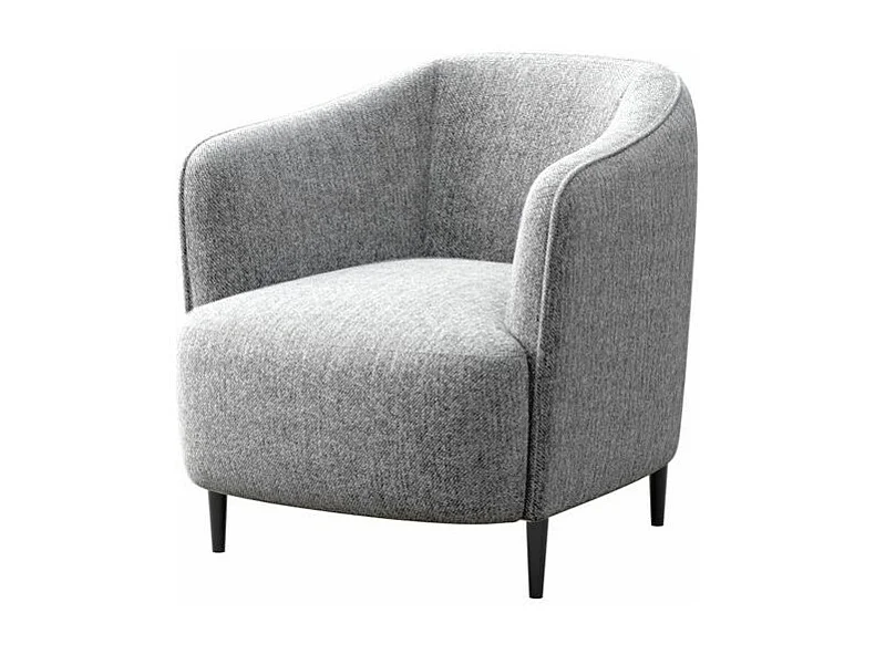 Fauteuil Galbe gris clair
