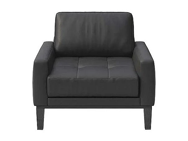 Fauteuil matelassé Musso Ombre gris