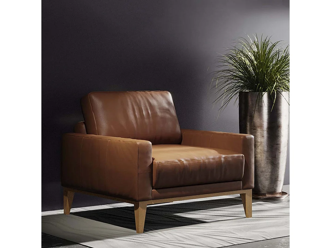 Fauteuil Musso Brun de cannelle